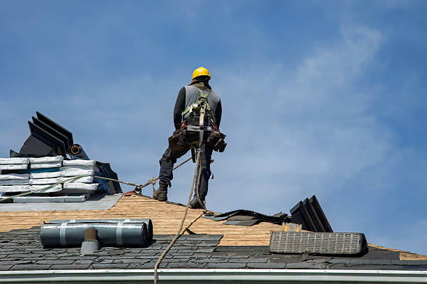 Professional Metal Roofing technician working in Graham, TX